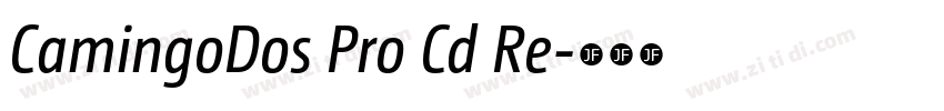 CamingoDos Pro Cd Re字体转换 CamingoDos Pro Cd Re字体转换